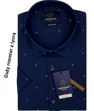 Koszule męskie krótki rękaw - Tureckie (3XL-6XL) DH19071