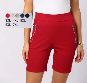 Szorty damskie materiałowe (3XL-7/8XL) DH16522