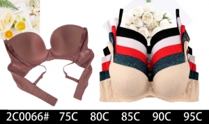 Biustonosz miseczka - C brązowy DH14247