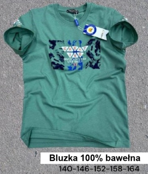 Bluzki chłopięce na krótki rękaw (140-164) DH11656