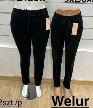 Spodnie welurowe damskie (2XL-6XL) TP5698
