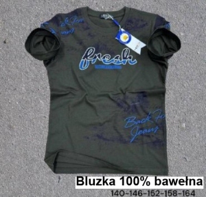 Bluzki chłopięce na krótki rękaw (140-164) DH11658