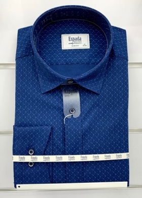 Koszule męskie na długi rękaw Slim Fit z elastanem- Tureckie (S/M-2XL/3XL) TPA2127