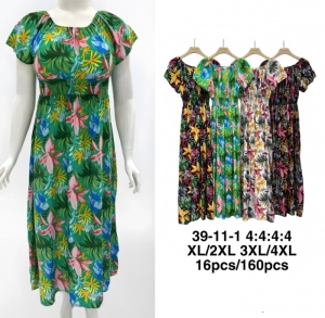 Sukienka damska na krótki rękaw (XL-4XL) DH17730