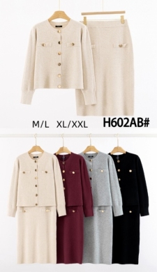 Komplet damskie na długi rękaw (M-2XL) NG3391