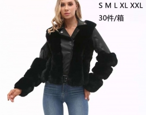 Kurtka skórzana damska zimowa (S-2XL) NG2820