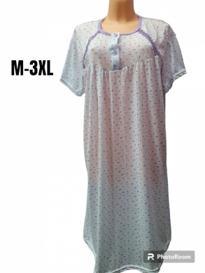Koszula nocna damska na krótki rękaw (M-3XL) TP4798