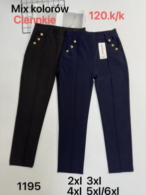 Spodnie materiałowe damskie (2XL-6XL) NG414