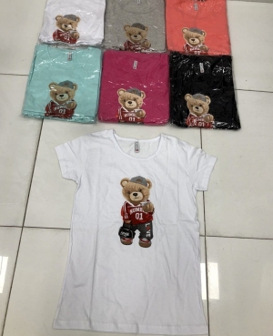 Bluzka damska na krótki rękaw - Turecka (M-XL) DH17581