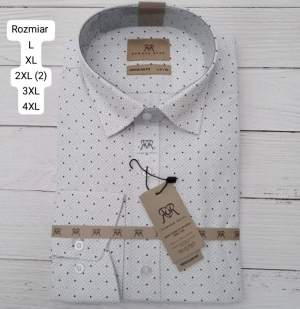 Koszule męskie na długi rękaw - Tureckie (L-4XL) DH15974