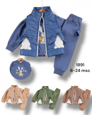 Komplet chłopięcy na długi rękaw (6-34msc) NG581
