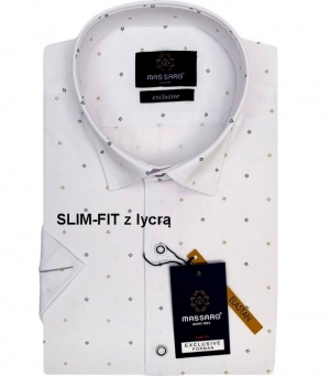 Koszule męskie krótki rękaw - Tureckie (M-2XL) DH19197