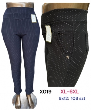 Spodnie materiałowe damskie (XL-6XL) TP4282