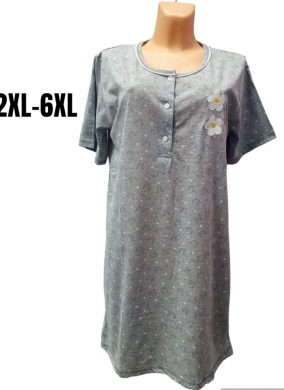 Koszula nocna damska na krótki rękaw (2XL-6XL) TP8341