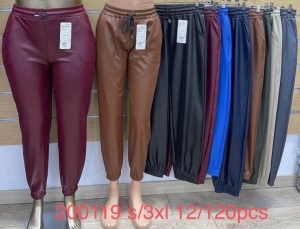 Spodnie z eko-skóry damskie (S-3XL) TPA2457