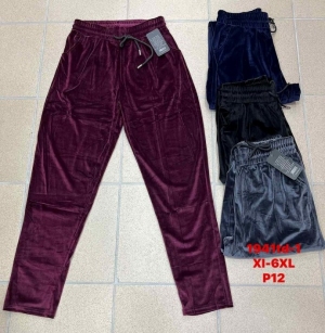 Spodnie welurowe damskie (XL-6XL) TPA1567