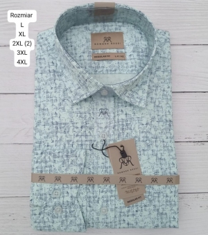 Koszule męskie na długi rękaw - Tureckie (L-4XL) DH16003