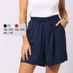 Szorty damskie materiałowe (4XL-7XL) DH16547