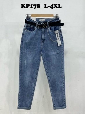 Spodnie jeansowe damskie (L-4XL) TP2638