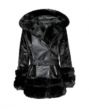 Kurtka skórzana damska zimowa (S-XL) NG2771
