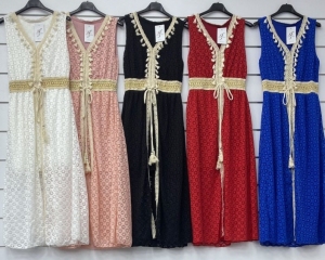 Sukienki damskie bez rękaw - Włoskie (Standard) TP14120
