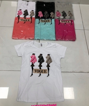Bluzka damska na krótki rękaw - Turecka (M-XL) DH17618