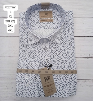 Koszule męskie na długi rękaw - Tureckie (L-4XL) DH16016