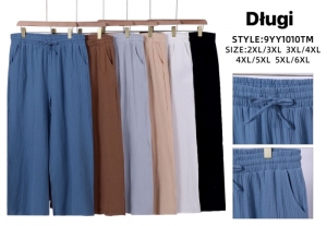 Spodnie materiałowe damskie (2XL-6XL) DH15629