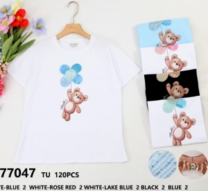 Bluzka damska na krótki rękaw (S/M-M/L) DH14848