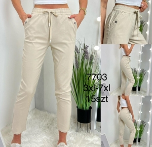 Spodnie materiałowe damskie (3XL-7XL) DH16267