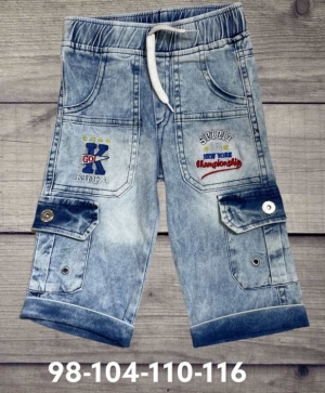 Szorty chłopięce jeansowe (98-116) TP12153