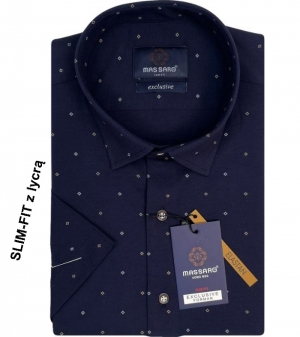 Koszule męskie krótki rękaw - Tureckie (M-2XL) DH19202