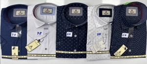 Koszule męskie na krótki rękaw - Tureckie (M-3XL) DH15079