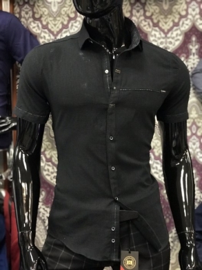 Koszule męskie na krótki rękaw - Tureckie (M-3XL) TPA6108
