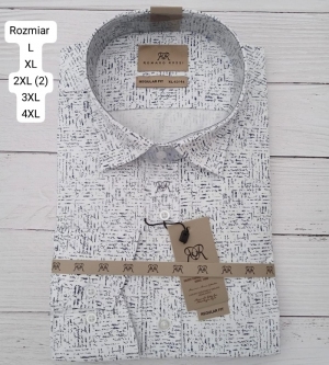 Koszule męskie na długi rękaw - Tureckie (L-4XL) DH16008