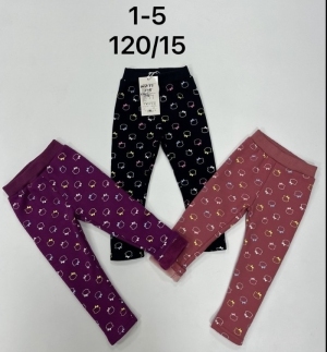 Legginsy dziewczęce ocieplane (1-5) NG4035