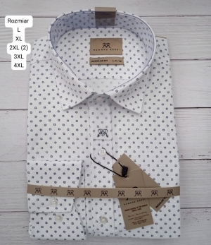 Koszule męskie na długi rękaw - Tureckie (L-4XL) DH16007