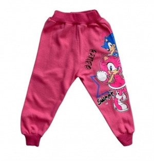 Spodnie dresowe dziewczęce - Ocieplane (1-5) DN15559
