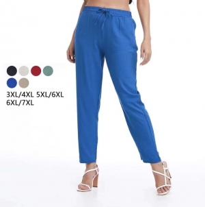 Spodnie materiałowe damskie (3XL-7XL) DH16230
