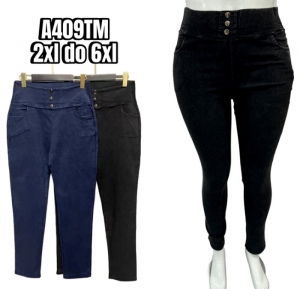 Spodnie materiałowe damskie (2XL-6XL) DH15645