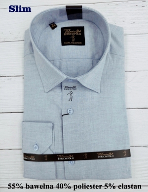 Koszule męskie na długi rękaw SLIM - Tureckie (M-2XL) TP12062