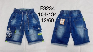 Spodenki chłopięce jeansowe (104-134) TP10239