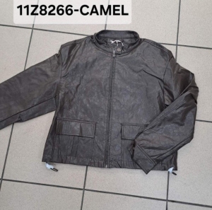 Kurtka damska skórzana jesienna (S-XL) NG1360