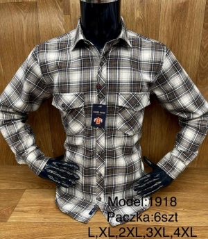 Koszule męskie na długi rękaw - Tureckie (L-4XL) TPA3582