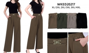 Spodnie materiałowe damskie (XL-4XL) DH12035