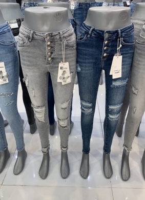 Spodnie jeansowe damskie (XS-XL) TP14654