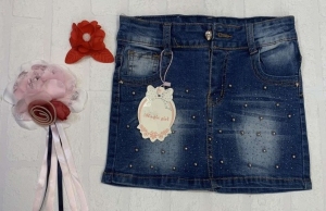 Spódnice dziewczięce jeansowe (4-14 lat) TP6848