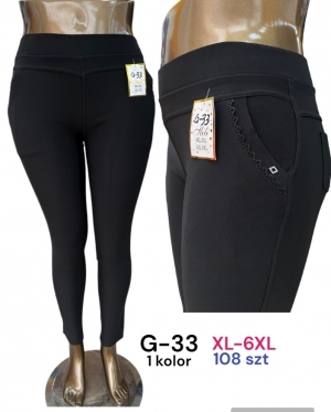 Spodnie materiałowe damskie (XL-6XL) TP4266