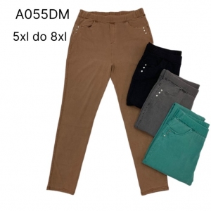 Spodnie materialowe damskie (5XL-8XL) TP3070