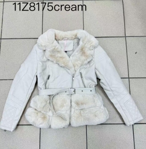 Kurtka skórzana damska zimowa (S-XL) NG2774